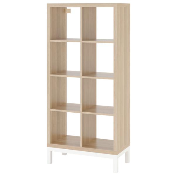 Стеллаж Ikea Kallax 164 x 77 x 39см cm / ЛДСП / Выбеленный дуб photo 1