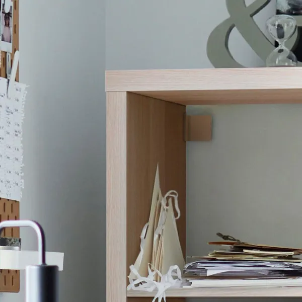 Стеллаж Ikea Kallax 164 x 77 x 39см cm / ЛДСП / Выбеленный дуб photo 3