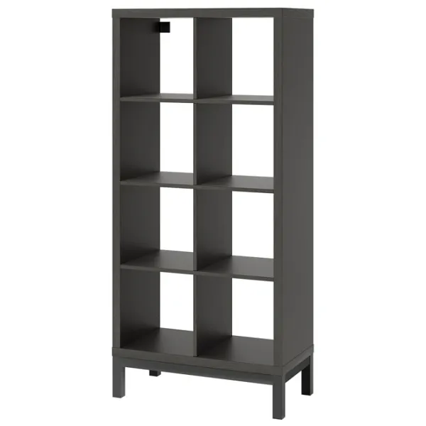 Стеллаж Ikea Kallax 164 x 77 x 39см cm / ЛДСП / Черный Коричневый photo 1