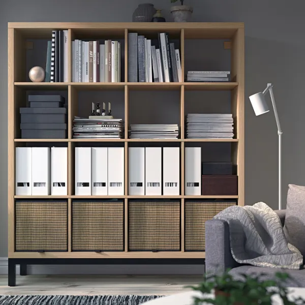 Стеллаж Ikea Kallax 164 x 147 x 39см cm / ЛДСП / Выбеленный дуб photo 2