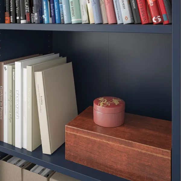 Etajeră Ikea Skruvby 140 x 60 x 37 cm / PAL / Black blue photo 5