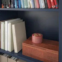 Стеллаж Ikea Skruvby 140 x 60 x 37см cm / ЛДСП / Черно-синий photo 5