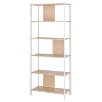 Стеллаж Ikea Jattesta 194 x 80 x 40см cm / Бамбук / White