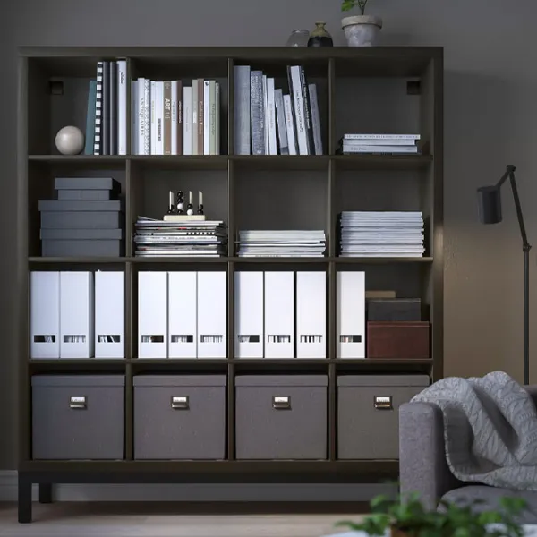 Etajeră Ikea Kallax 164 x 147 x 39 cm / PAL / Black Brown photo 2