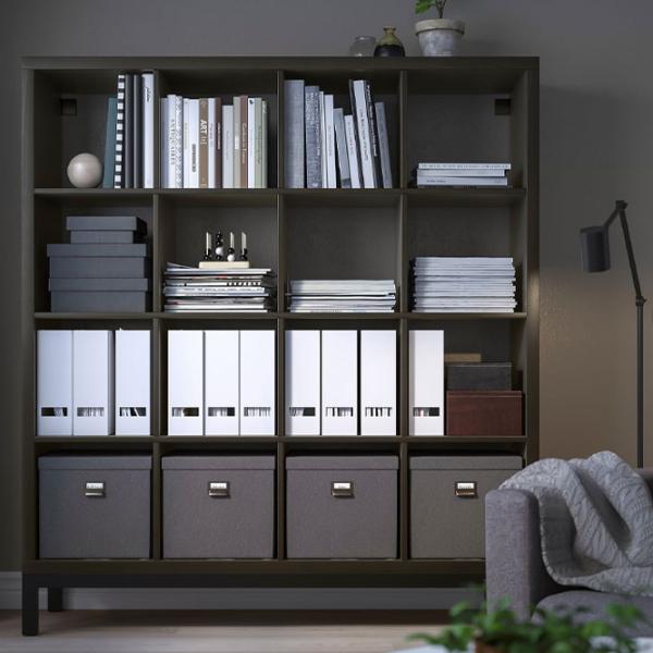 Etajeră Ikea Kallax 164 x 147 x 39 cm / PAL / Black Brown photo 2