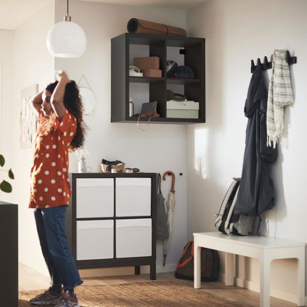 Etajeră Ikea Kallax 94 x 77 x 39 cm / PAL / Dark Brown photo 5