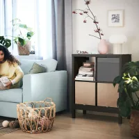 Стеллаж Ikea Kallax 94 x 77 x 39см cm / ЛДСП / Темно Коричневый photo 6