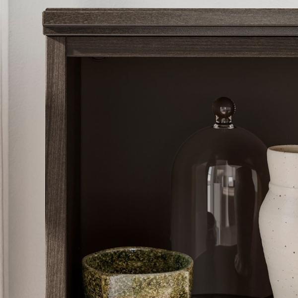 Стеллаж Ikea Hemnes 211 x 81 x 39см cm / Массив / Темно Коричневый photo 4