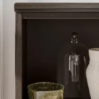 Etajeră Ikea Hemnes 211 x 81 x 39 cm / Masiv / Dark Brown photo 4