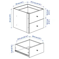 Стеллаж Ikea Kallax 94 x 147 x 39см cm / ЛДСП / Black photo 2