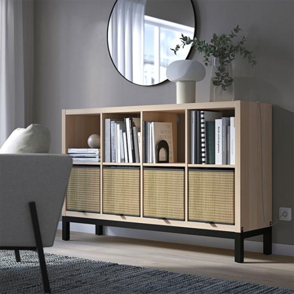 Стеллаж Ikea Kallax 94 x 147 x 39см cm / ЛДСП / Выбеленный дуб photo 2