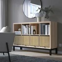 Стеллаж Ikea Kallax 94 x 147 x 39см cm / ЛДСП / Выбеленный дуб photo 2