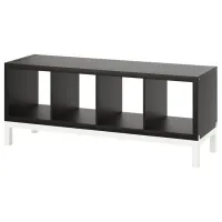 Стеллаж Ikea Kallax 59 x 147 x 39см cm / ЛДСП / Черный Коричневый