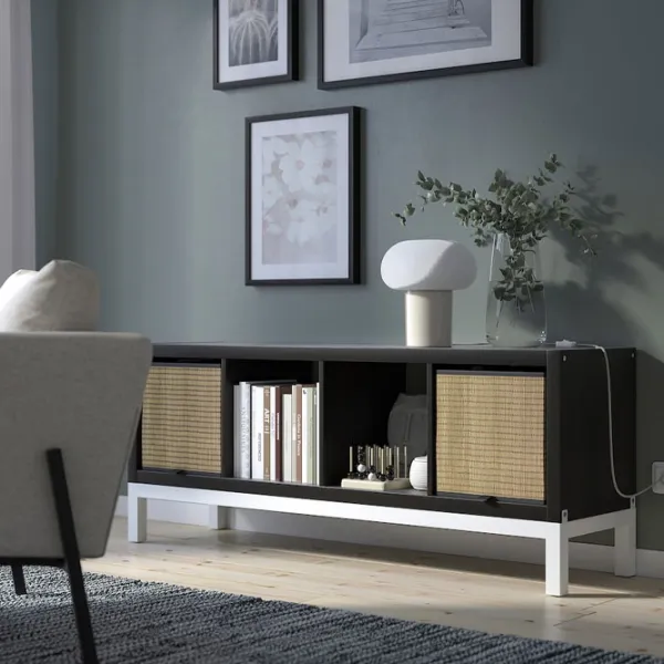 Стеллаж Ikea Kallax 59 x 147 x 39см cm / ЛДСП / Черный Коричневый photo 2