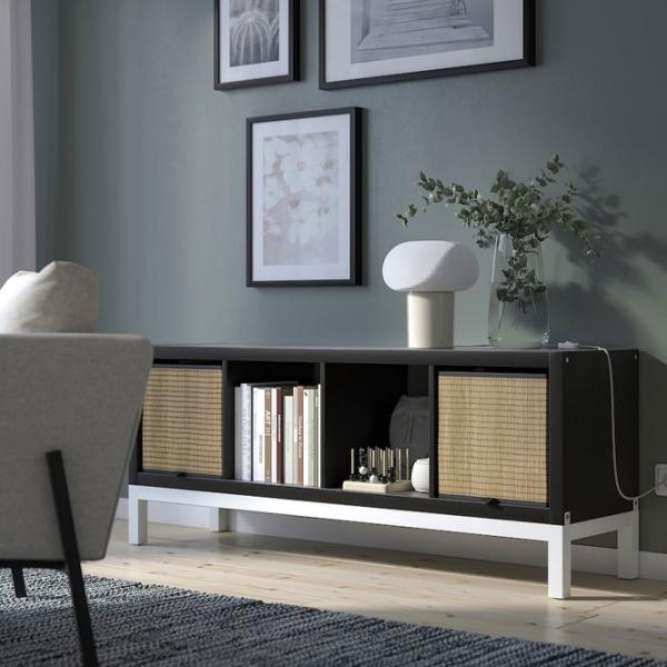 Стеллаж Ikea Kallax 59 x 147 x 39см cm / ЛДСП / Черный Коричневый photo 2