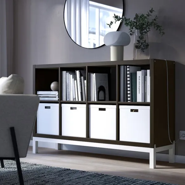 Etajeră Ikea Kallax 94 x 147 x 39 cm / PAL / Black Brown photo 5 Etajeră Ikea Kallax 94 x 147 x 39 cm / PAL / Black Brown photo 5