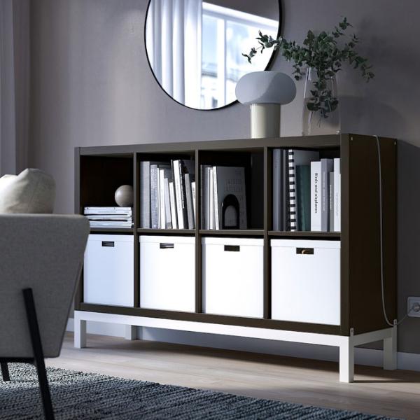 Etajeră Ikea Kallax 94 x 147 x 39 cm / PAL / Black Brown photo 5 Etajeră Ikea Kallax 94 x 147 x 39 cm / PAL / Black Brown photo 5