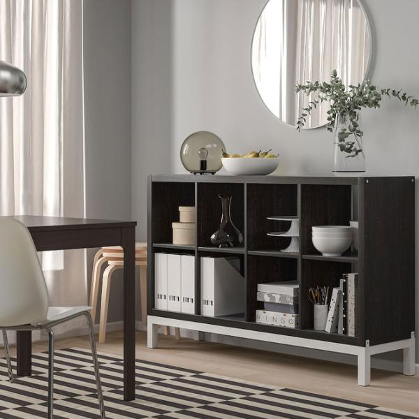Etajeră Ikea Kallax 94 x 147 x 39 cm / PAL / Black Brown photo 6 Etajeră Ikea Kallax 94 x 147 x 39 cm / PAL / Black Brown photo 6