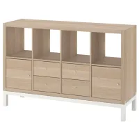 Стеллаж Ikea Kallax 94 x 147 x 39см cm / ЛДСП / Выбеленный дуб