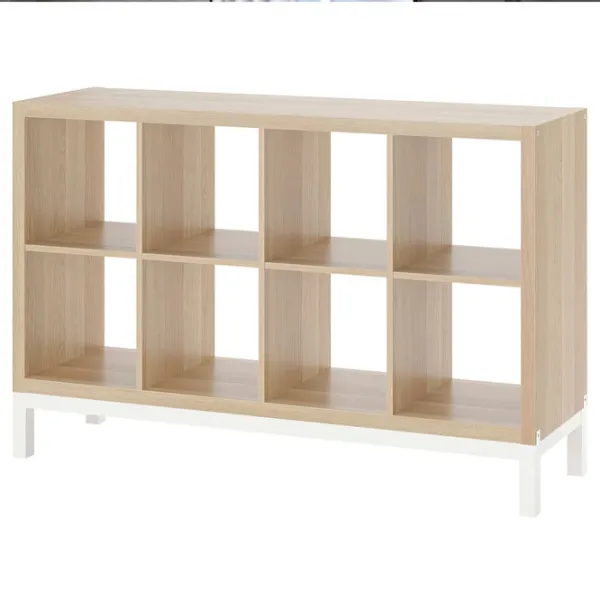 Etajeră Ikea Kallax 94 x 147 x 39 cm / PAL / Whitewashed Oak photo 1