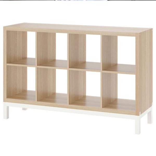 Etajeră Ikea Kallax 94 x 147 x 39 cm / PAL / Whitewashed Oak photo 1