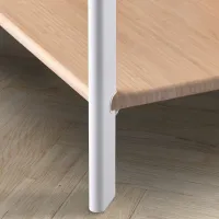 Стеллаж Ikea Jattesta 85 x 120 x 40см cm / Бамбук / White photo 4