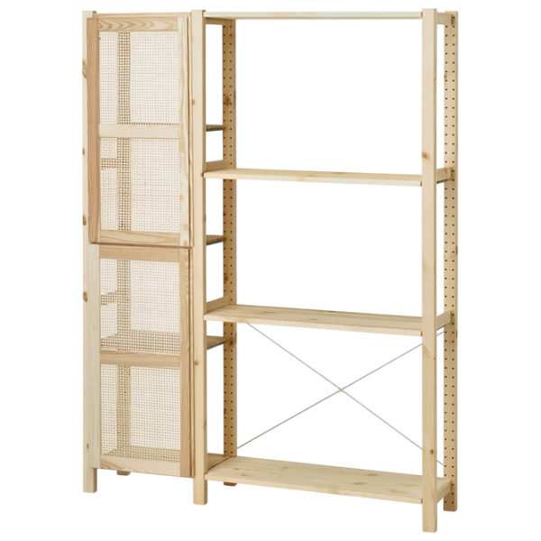 Стеллаж Ikea Ivar/Observator 4 179 x 134 x 30см cm / Массивная сосна / Сосна photo 1