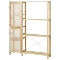 Стеллаж Ikea Ivar/Observator 4 179 x 134 x 30см cm / Массивная сосна / Сосна