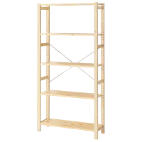 Стеллаж Ikea Ivar/Observator 4 179 x 134 x 30см cm / Массивная сосна / Сосна photo 2