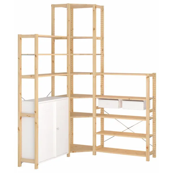 Стеллаж Ikea Ivar 3 226 x 145 x 30см cm / Массивная сосна / Сосна photo 1 Стеллаж Ikea Ivar 3 226 x 145 x 30см cm / Массивная сосна / Сосна photo 1