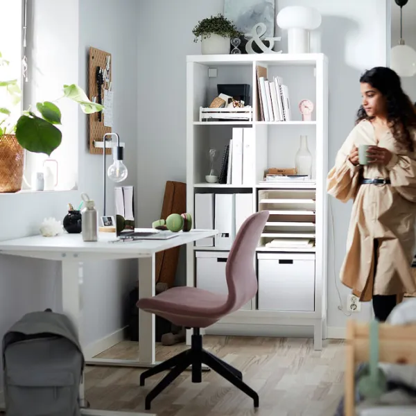 Etajeră Ikea Kallax 164 x 77 x 39 cm / PAL / White photo 3