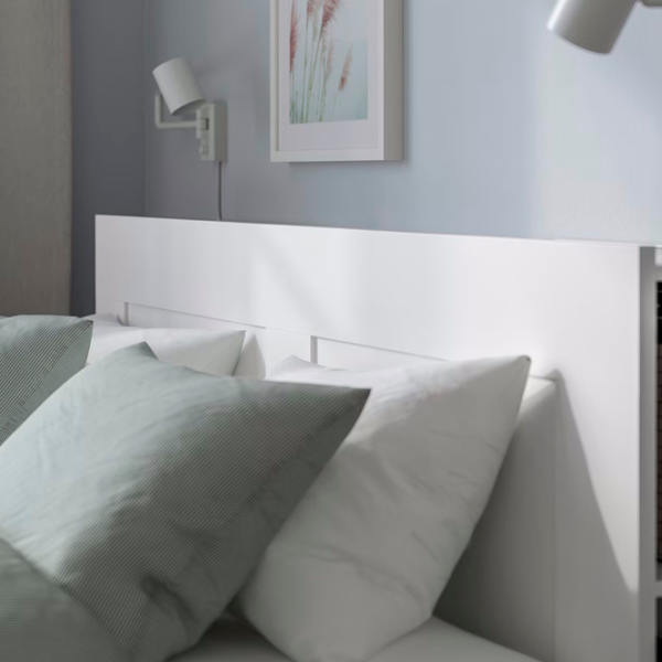 Кровать Ikea Brimnes Luroy 140 x 200 см / Массив / Белый photo 5