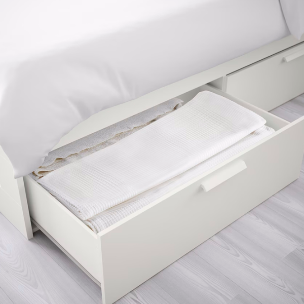 Pat Ikea Brimnes Lonset 160 x 200 cm / Masiv / White photo 3 Pat Ikea Brimnes Lonset 160 x 200 cm / Masiv / White photo 3
