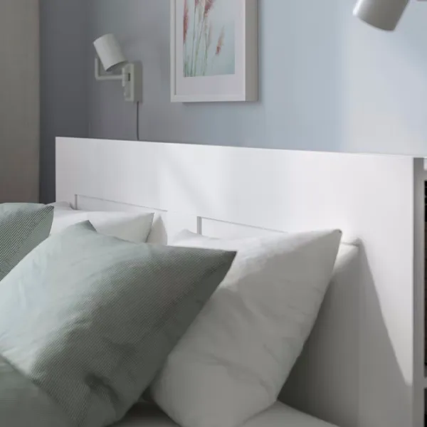 Кровать Ikea Brimnes Lonset 180 x 200 см / ЛДСП / Белый photo 5