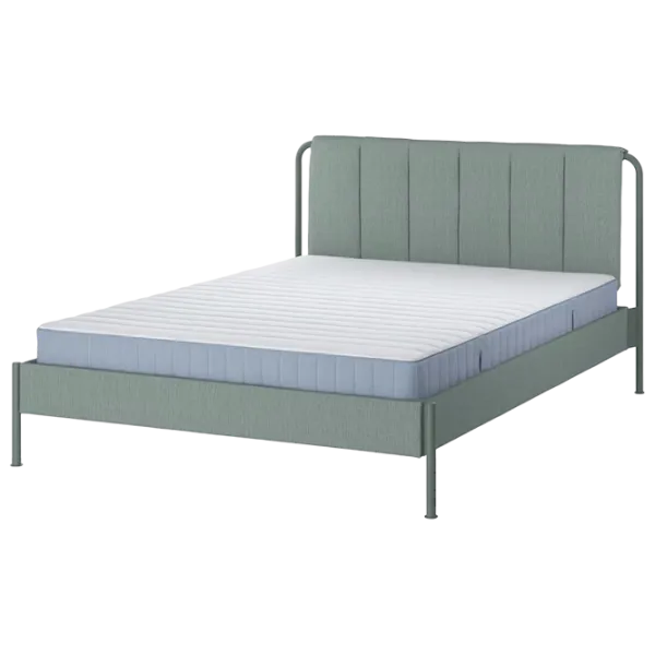 Кровать Ikea Tallasen/Kulsta/Valevag 140 x 200 см / Металл / Зеленый photo 1