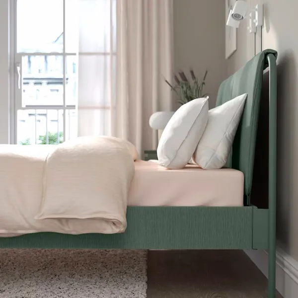 Кровать Ikea Tallasen/Kulsta/Valevag 140 x 200 см / Металл / Зеленый photo 3