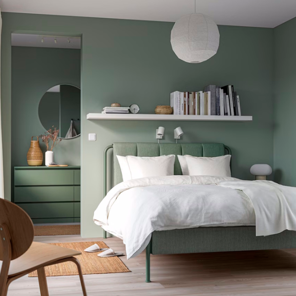 Кровать Ikea Tallasen/Kulsta/Valevag 140 x 200 см / Металл / Зеленый photo 4