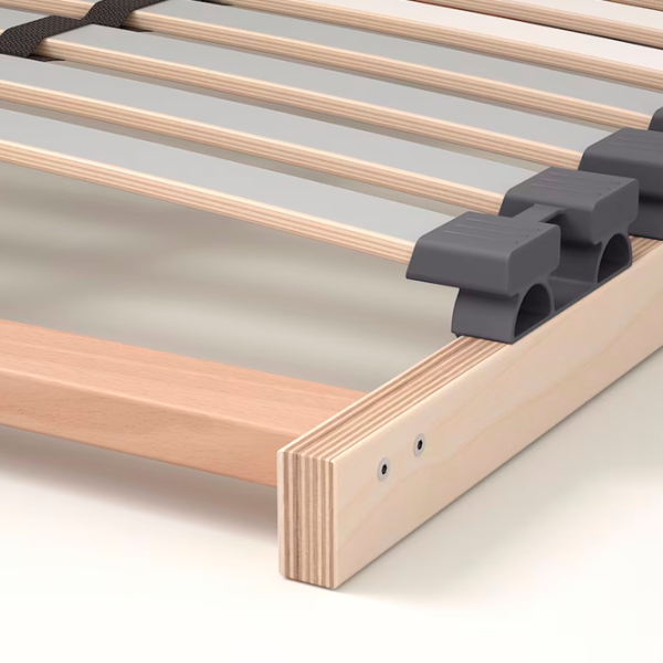 Кровать Ikea Malm/Lonset 4 180 x 200 см / Шпон / Белый photo 8