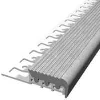 Профиль для керамической плитки Aspro 1-09277-00-250 Серый / Алюминий