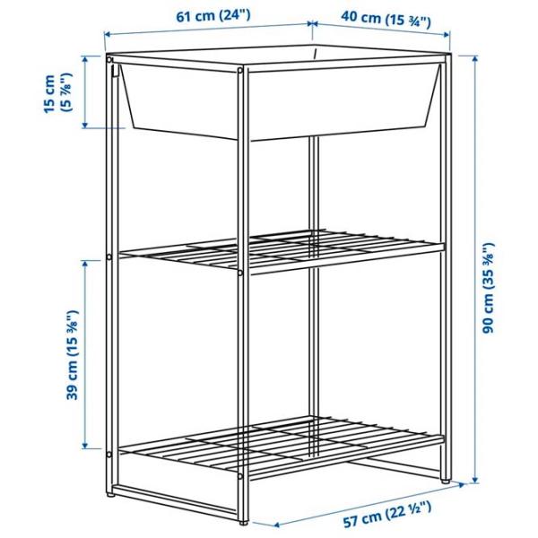 Стеллаж Ikea Jostein Белый / Cталь photo 4 Стеллаж Ikea Jostein Белый / Cталь photo 4