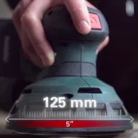 Șlefuitor Metabo SXA 18 LTX 125 Cu excentric / / Green photo 7