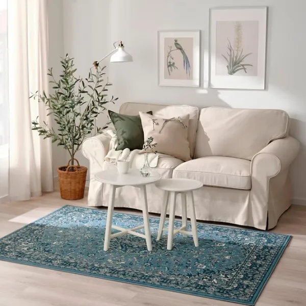 Covor Ikea Vedbak Blue / Polipropilenă photo 2 Covor Ikea Vedbak Blue / Polipropilenă photo 2