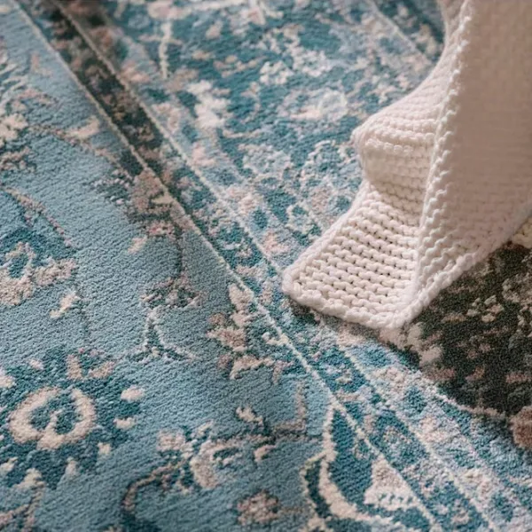 Covor Ikea Vedbak Blue / Polipropilenă photo 3 Covor Ikea Vedbak Blue / Polipropilenă photo 3