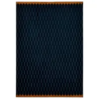 Ковер Ikea Novling Тёмно-синий / Полиэстер