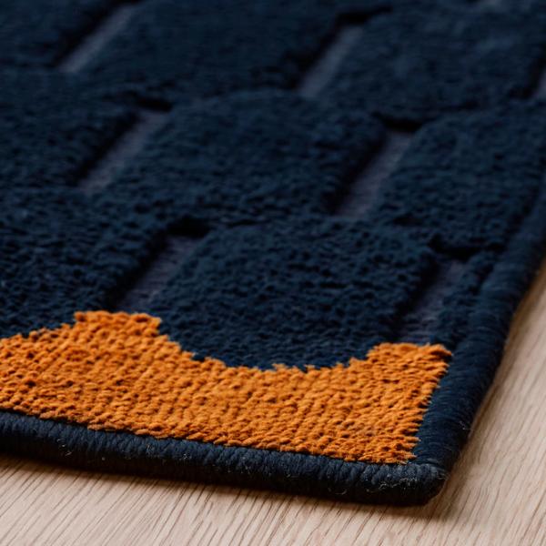 Ковер Ikea Novling Тёмно-синий / Полиэстер photo 3 Ковер Ikea Novling Тёмно-синий / Полиэстер photo 3