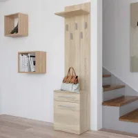 Dulap pentru antreu TopEshop Duo 50 PAL / Somona Oak photo 3