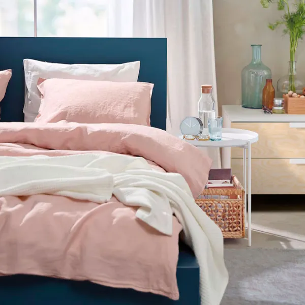 Кровать Ikea Malm Luroy 2 160 x 200 см / Шпон / Синий photo 5