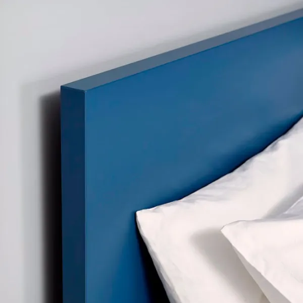 Кровать Ikea Malm Luroy 2 160 x 200 см / Шпон / Синий photo 9