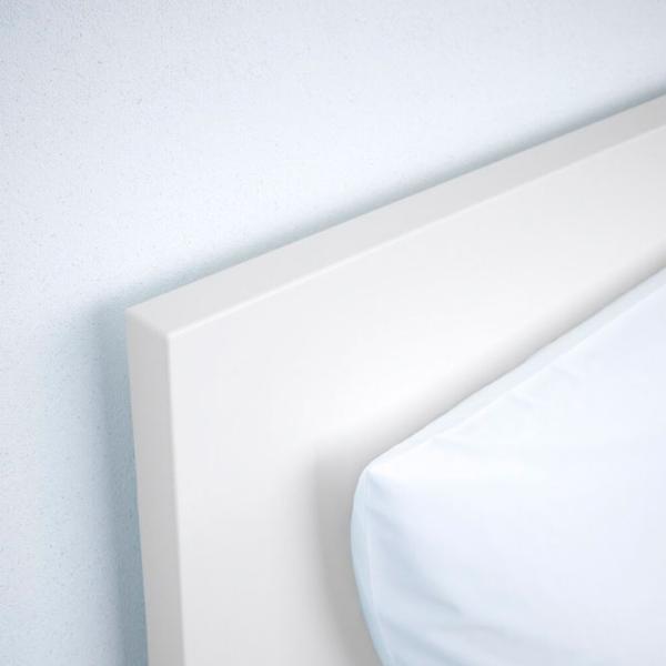 Кровать Ikea Malm 4 180 x 200 см / Шпон / Белый photo 4