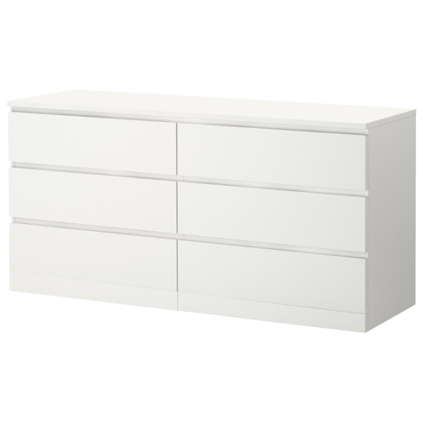 Кровать Ikea Malm 4 180 x 200 см / Шпон / Белый photo 12
